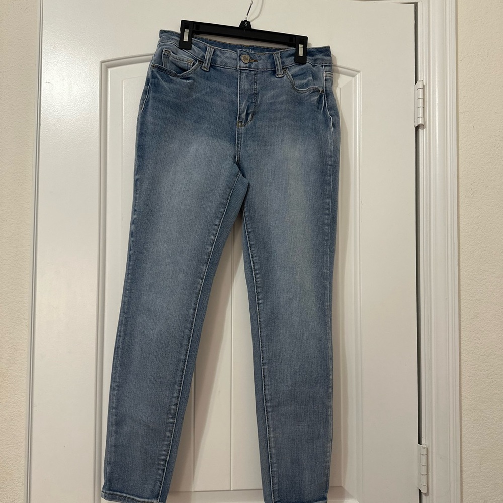 Time and Tru Light Blue Straight Leg Jeans
